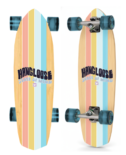 28” Cruiser Skateboard - CLASSIC - HLSK26004